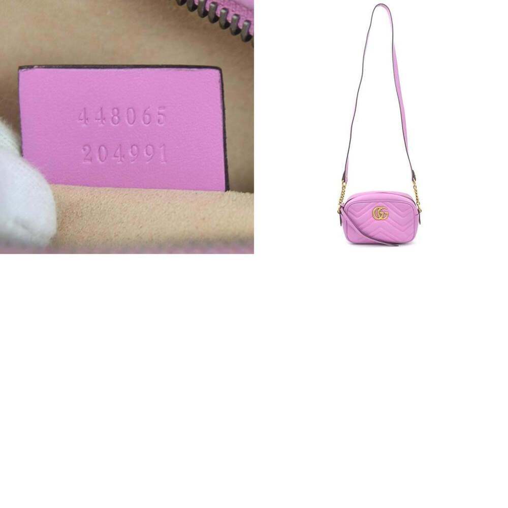 GUCCI Leather GG Marmont Shoulder Bag - Picture 5 of 5